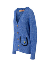 Unisex Oversize Cardigan With Embroideries - Speakthestore