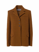 La Barraca Monogram Knit Blazer