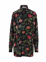 Long Sleeved Shirt Print Ash Black Red