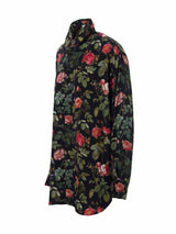 Long Sleeved Shirt Print Ash Black Red