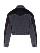 Super Mario Denim Jacket Women Black