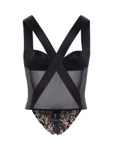 Hasan Denim Corset Women