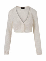 White Fluffy Jacket - Speakthestore