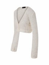 White Fluffy Jacket - Speakthestore
