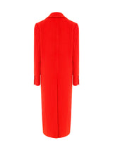 Wide Lapel Wool Coat