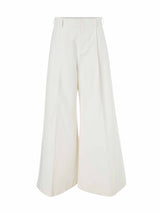 The Wide Leg Pleated Trouser