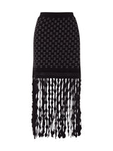 Filippa Lattice Fringe Skirt