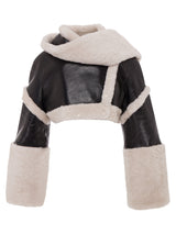 Scarf Shearling Bolero