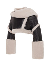 Scarf Shearling Bolero