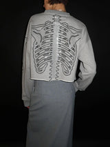 Franky Crystal Skeleton Sweatshirt