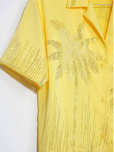 Palmer Yellow Crystal Shirt