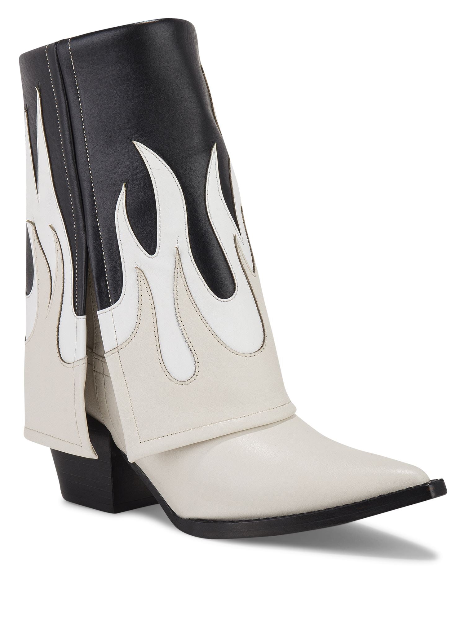 CARTI着用 TELFAR LOGO COWBOY HIGH BOOTS Colorful Cowboy Boots