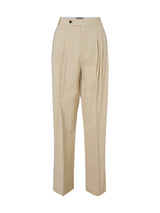 Crag Trouser Stone Linen