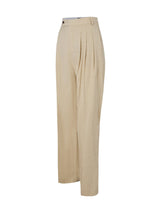 Crag Trouser Stone Linen