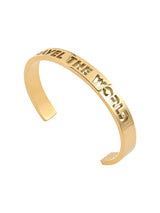 Travel The World Bangle 24K Gold Plated