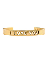 I LOVE YOU Bangle 24K Gold Plated
