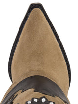 Folded Cowboy Boots, Western Embroideries - Speakthestore