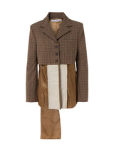 Lining Plaid Blazer