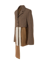 Lining Plaid Blazer