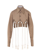 La Barraca Twill Crop Top Shirt