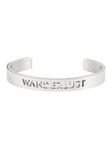 Wanderlust Bangle Rhodium Plated