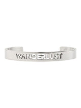 Wanderlust Bangle Rhodium Plated
