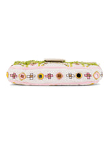 Fendi Baguette Bianca Con Vetrini E Perline