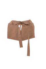 Slog Accessory Belt With Detachable Double Pockets In Trench Camel - Speakthestore