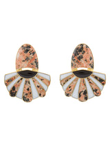 Mullu Chandelier Earrings Orange - Speakthestore