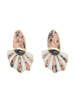 Mullu Chandelier Earrings Orange - Speakthestore