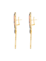 Mullu Chandelier Earrings Orange - Speakthestore
