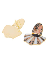 Mullu Chandelier Earrings Orange - Speakthestore