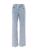 Embroidered Jeans - Speakthestore
