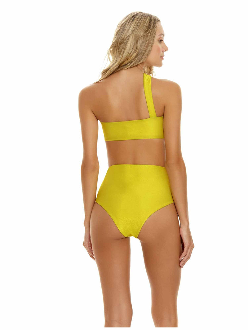 Alicia Praia Solid Bikini Bottom
