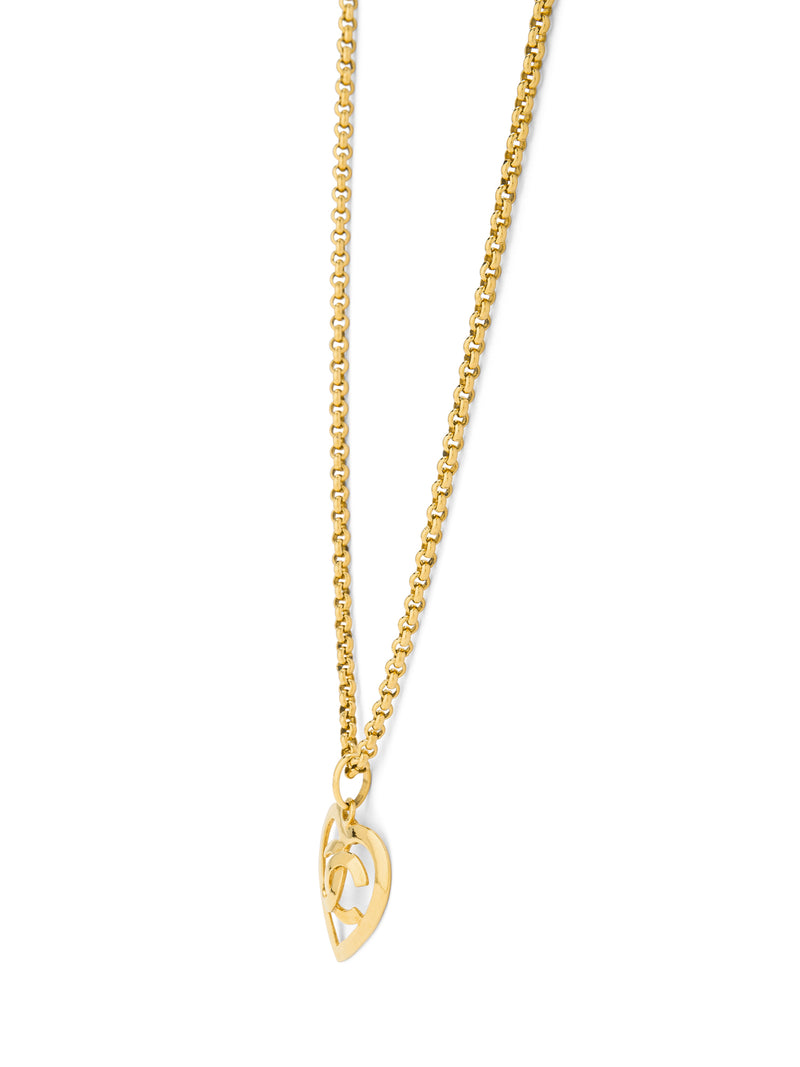 Chanel Gold Heart Chain