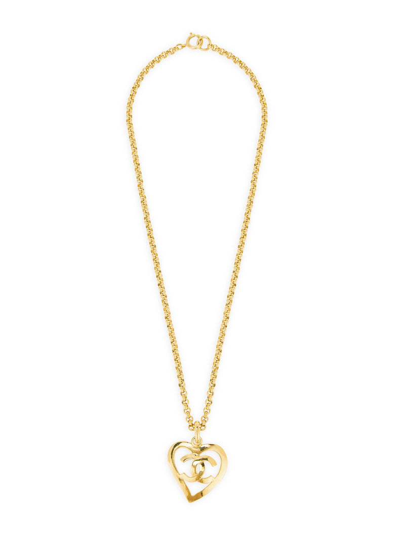Chanel Gold Heart Chain