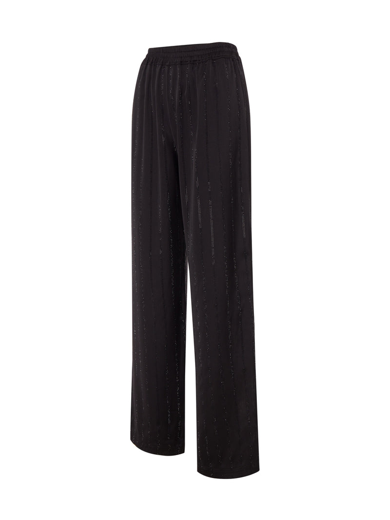 Karlton Crystal Pants Black