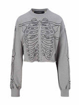 Franky Crystal Skeleton Sweatshirt