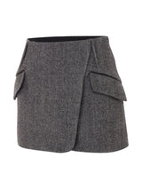 Payton Wrap Mini Skirt
