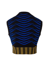 Fitted Tiger Knit Vest - Speakthestore