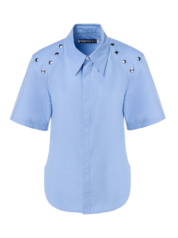 Cube shirt light blue