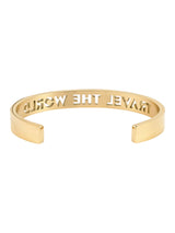 Travel The World Bangle 24K Gold Plated