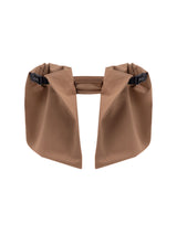 Slog Accessory Belt With Detachable Double Pockets In Trench Camel - Speakthestore