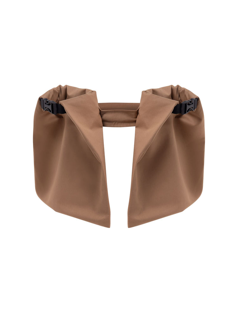 Slog Accessory Belt With Detachable Double Pockets In Trench Camel - Speakthestore